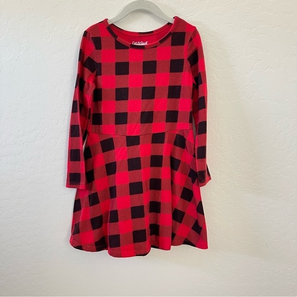 Cat & Jack Other - Girls Plaid Red /Black Dress